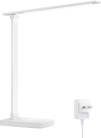 Lepro LED Desk Lamp, Dimmable Metal Task Light with 5 Color Modes and Brightness Levels