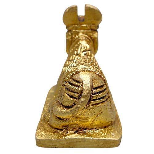Estatua de Nandi de Latón de 2 Pulgadas miniatura 5