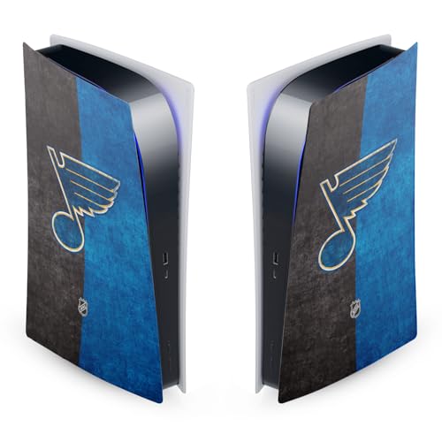 St Louis Blues Autocollant PS5 Digital Motif Moitié en Détresse NHL