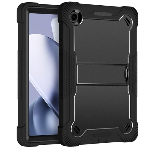 Case Compatible with T-Mobile REVVL Tab 2 2025 Tablet 10.1 inch with Stand Anti-Shock Dual Layer Case for REVVL Tab 2-Black