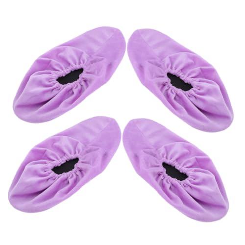 ibasenice Bowling Shoe Cover Women 2 Pairs Anti-Slip Soft Lint Bowling Accessories Lightweight Easy to Carry