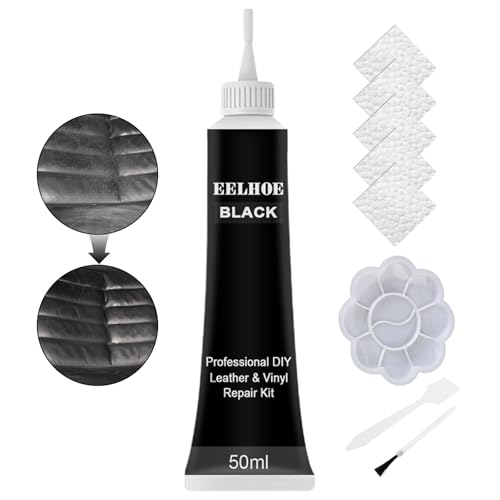 TaimeiMao Leder Reparatur Set 50 ml Lederreparatur Creme Leder-Restaurator Lederreparatur Füller für Leder Restaurierung Risse Löcher Sofas Schuhe Verschleiß Kunstleder Reparatur.