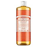 Dr Bronner's 18-in-1 Pure Castile Liquid Soap, Made with Organic Oils, Used for Face, Body, Hair, Laundry, Pets and Dishes, Certified Fair Trade & Vegan Friendly, 946ml Recycled Bottle