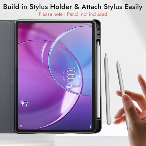 Image of Robustrion Case for Lenovo Idea Tab Pro 2nd Gen 13 inch Cover Case with [Pencil Holder], Deer Pattern Flip Cover for Lenovo Idea Tab Pro Gen 2 Cover Case 13 inch [Auto Sleep Wake Support] - Blue