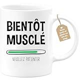 quotedazur - Mug Bientot Musclé - Tasse A Cafe Idée Cadeau Rigolo...