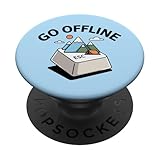Gehen Sie offline Camping Wandern PopSockets Klebender PopGrip