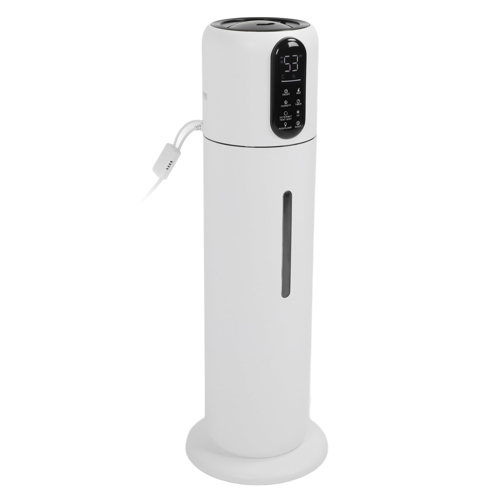 Umidificatore da Pavimento per la Casa, Umidificatore per Ambienti Grandi, Telecomando, Luce Notturna a Basso Rumore a 3 velocità, 9 Litri per la Casa (Spina UE CA 100‑240 V)