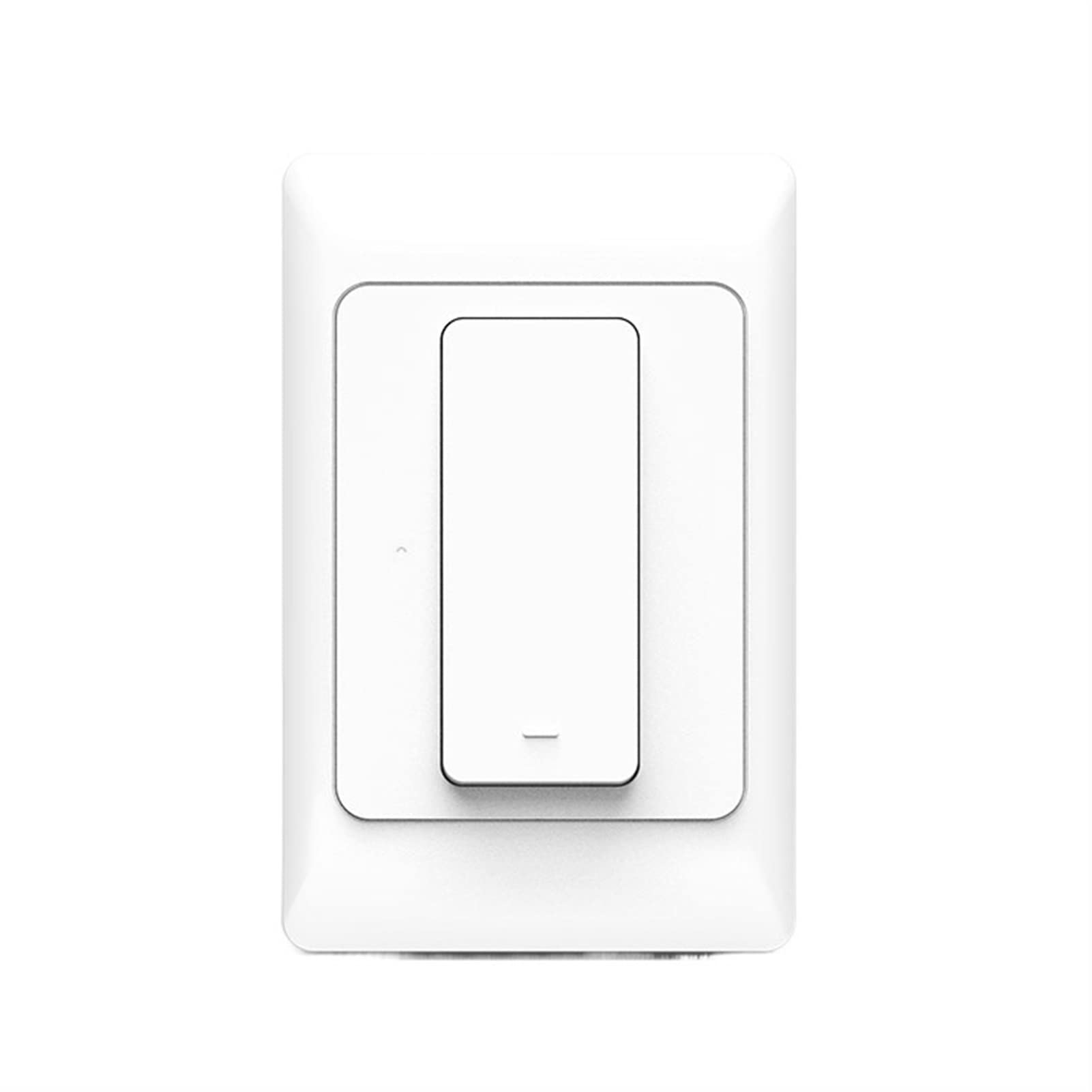 Zigbee Smart Wall Light Switch Neutral Opcional Push Botón 1 2 3 Gangs Interrupter Compatible for Alexa Compatible for Google Home 11 0V 220V Compatible for Tuya (Color : One Gang)