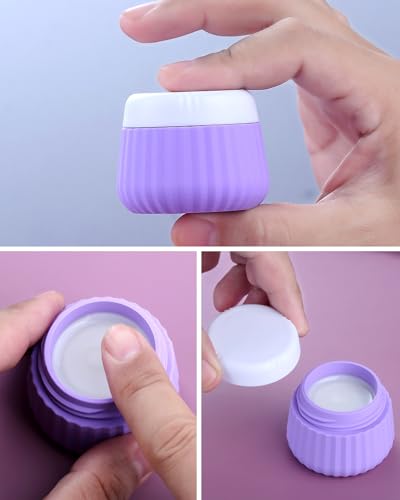 Image of Mrsdry Travel Bottles for Toiletries 8 Pack, Tsa Approved Travel Size Toiletries 3 oz, Travel Containers for Toiletries, with Clear Bag, Leak Proof Silicone Squeezable Travel Essentials Creams Jars