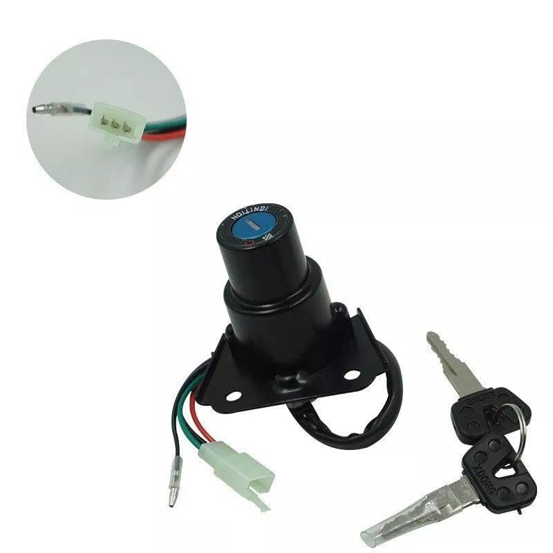 Ignition Switch Fuel Gas Cap Compatible with Yamaha Virago 250 535 XV250 XV535