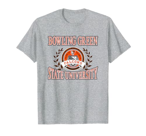 Bowling Green Falcons Laurels Gray Officially Licensed T-Shirt