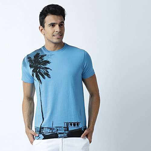 Image of HUETRAP Men's Beach Zest Printed T-Shirt
