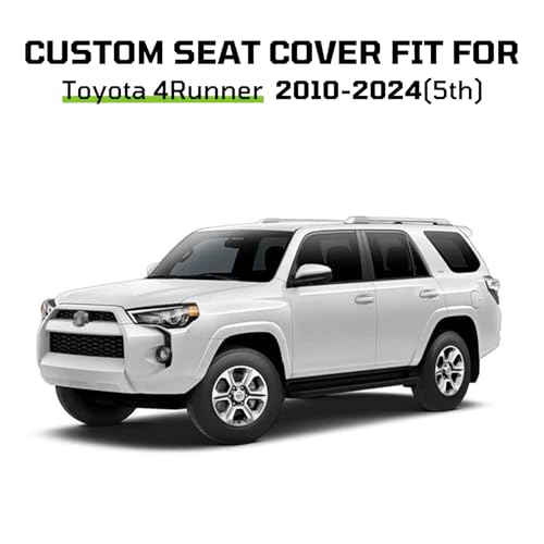 Seat Covers Full Set Fit for 2010-2024 5th Gen Toyota 4Runner, 7 Seats by Vidokena - Used condition - Image 9