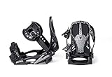 Whitewoods Matrix PH-03 All Mountain Youth Snowboard Bindings - Black, Fits Most Boy's Boot Sizes 2-6 (Small)