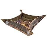 Hide & Drink Waxed Canvas Catchall Jewelry Change Keys Wallet Coin Box Tray for Coffee Table/Desk/Dresser Storage Valet Handmade Fatigue