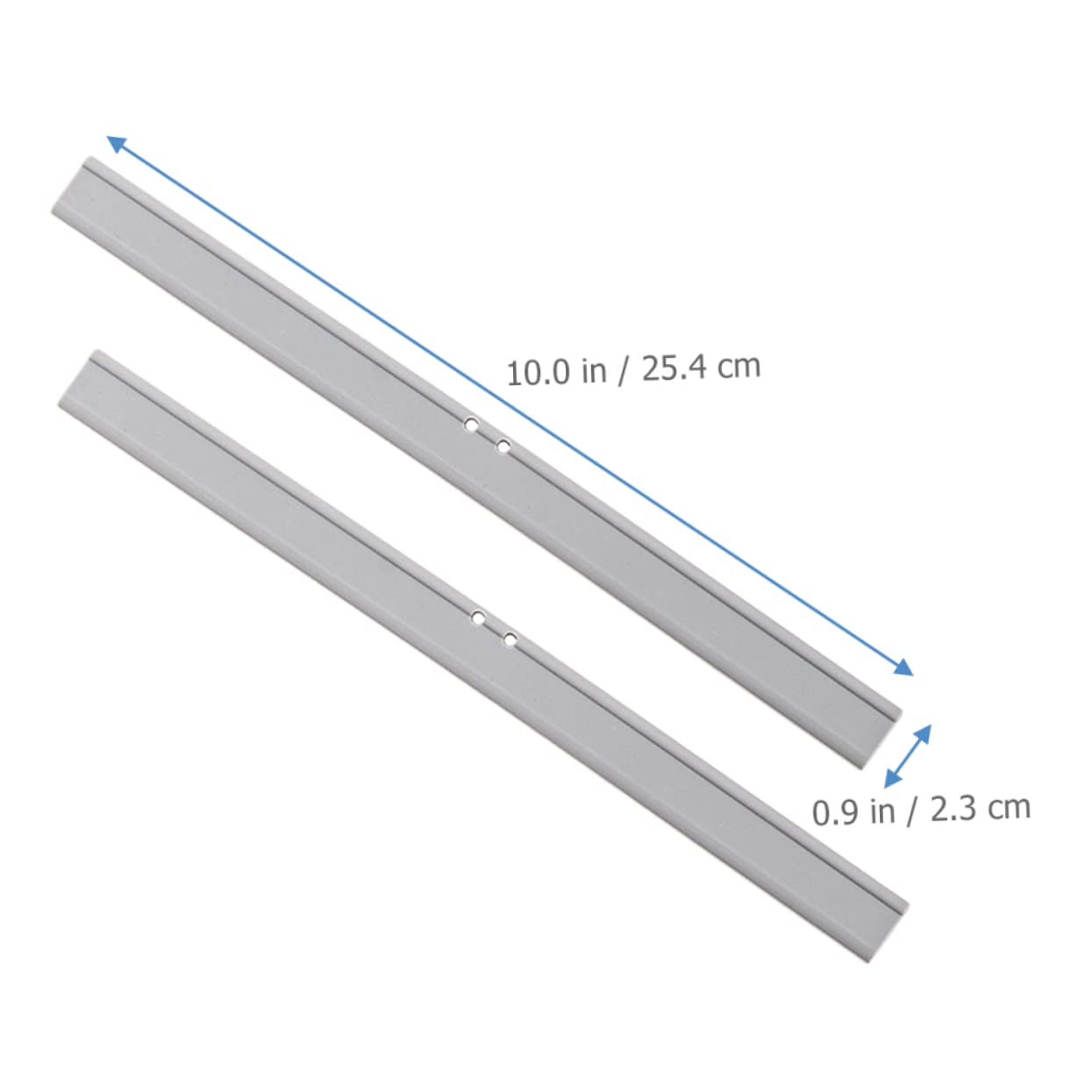 KOMBIUDA 2Pcs Durable Wiper Strips for Household Cleaning Window Wiper Replacement for Efficient Finish for Mirrors Tiles and Windows