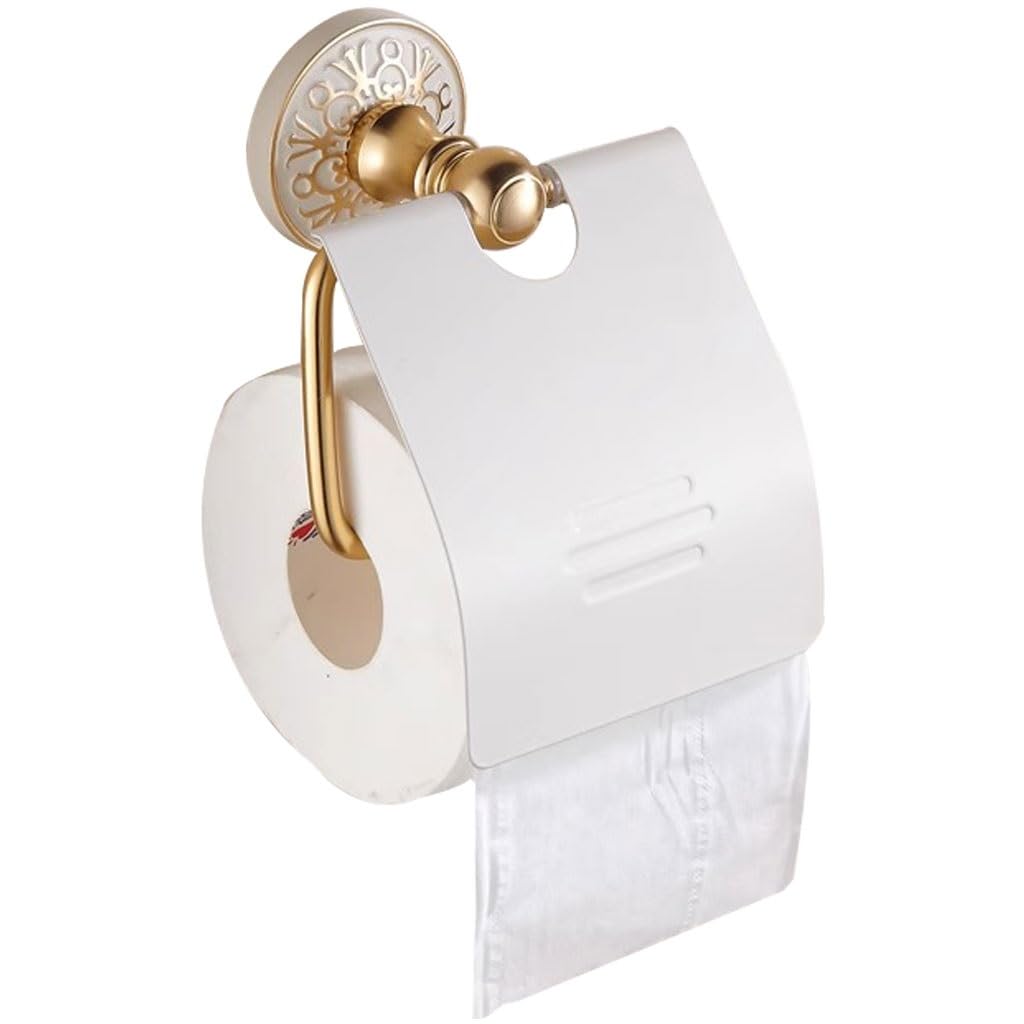 CMBSSTFC Porte-Papier hygiénique rétro avec Motif Amusant, Distributeur de Rouleaux de Papier hygiénique avec déflecteur Mural