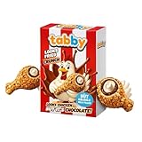 5x Tabby Chicken Chocolate (50g) – Knusprige Schoko-Snacks mit feiner Schokolade – Idealer Schokogenuss für unterwegs & zwischendurch – Premium Knusper-Snack