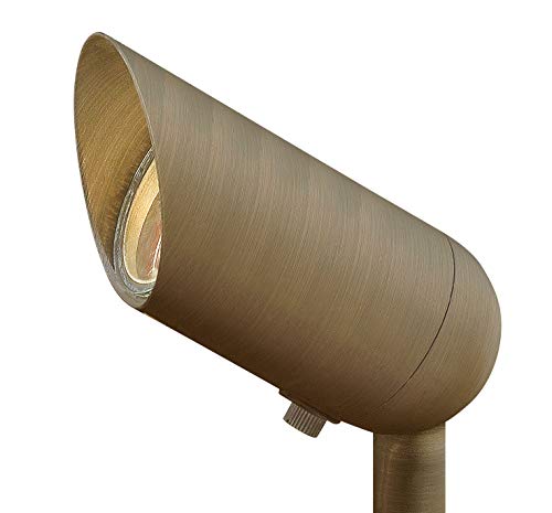 Hinkley Landscape Lighting Hardy Island LED Spot Light – Spotlight Important Landscape Features and Increase Home Security, LED Spot Light, Matte Bronze Finish, 1536MZ-3W27K