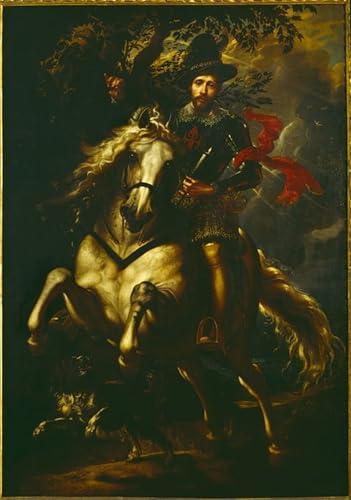 Affiche Rubens Carlo Doria sur toile pour habiller un grand mur vide 60x90cm