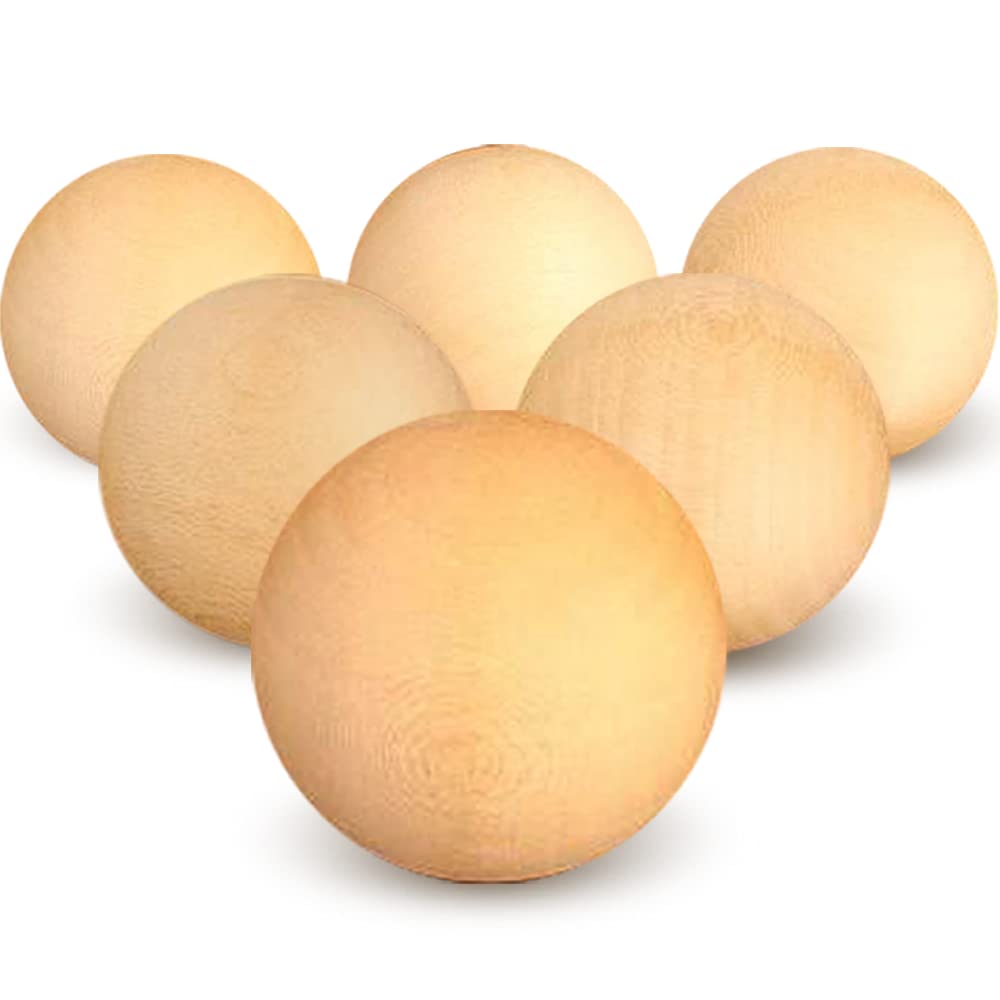 12 Esferas Madera Dura Sin Terminar Bolas De Madera Natural 12 Unidades – 3/4 De Pulgada, Sin Terminar, Para Manualidades O Juegos Bolas Madera Maciza 3/4 Pulgadas