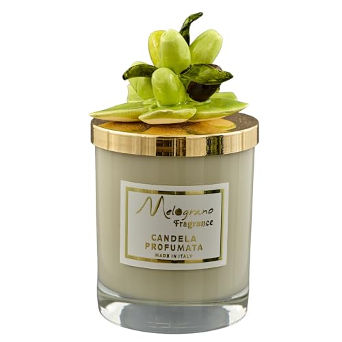 Doni Bomboniere Comunión - Vela perfumada con tapón dorado, idea de regalo, velas de confirmación, boda, aniversario, artículos útiles 50° 25° Ideas originales económicas elegantes para bodas