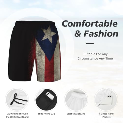 Mens Swim Trunks with Compression Liner 9 Inch Inseam Quick Dry Board Shorts4