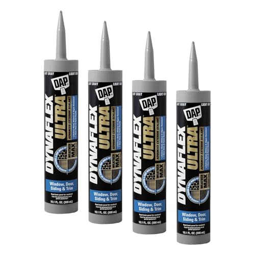 Image of DAP Dynaflex Ultra Advanced Exterior Sealant,Light Gray,10.1 Oz (7079818219),(Pack of 4)