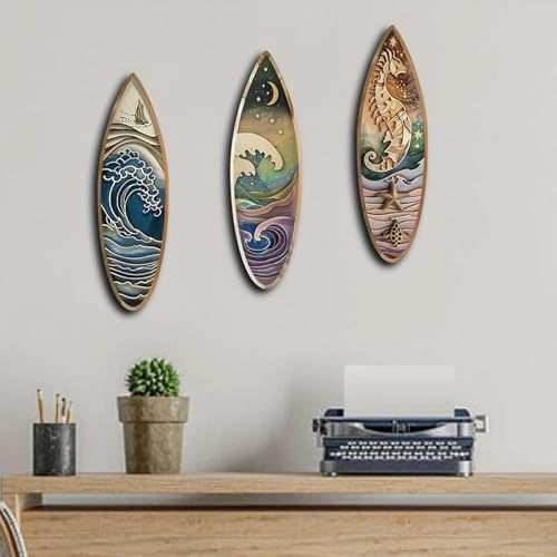 Décoration Murale pour Chambre et Café Moderne Triptyque Chic