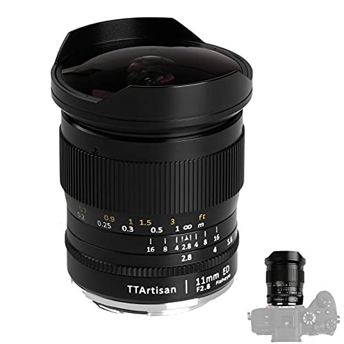 Fisheye 11mm F2.8 Sony E objectif grand angle nuit