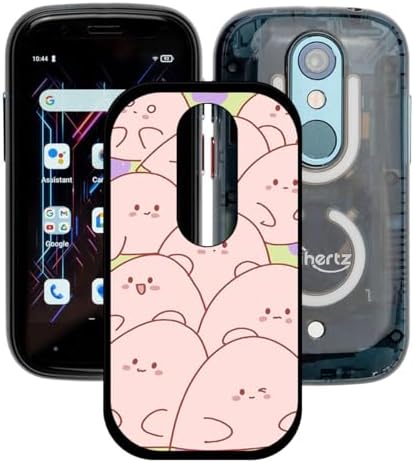Case for Unihertz Jelly Star, Soft Slim Thin Black Protective Phone Cover Flexible TPU Protection Bumper Shell Case for Unihertz Jelly Star (3.0") - KE85