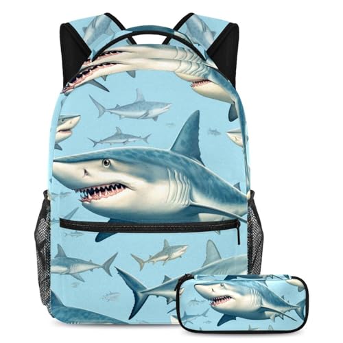 Sac à dos Mystery Ocean Sharks pour le collège et les sorties de week-end des ados