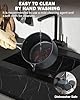 Cooks Standard 1-Quart Saucepan Hard Anodized Nonstick with Glass Lid, Cooking Sauce pot Milk Pan, Black #4