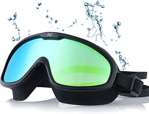 361 Swimming Goggles No Leaking Anti Fog UV Protection Adult Men Women Wide