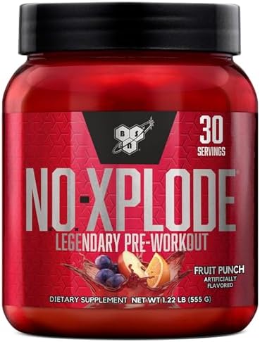 ALPHA LION Core Pre Workout Powder 23 BSN N.O.-XPLODE Pre Workout Powder, Energy Supplement for Men and Women with Creatine and Beta-Alanine, Flavor: Fruit Punch, 30 Servings