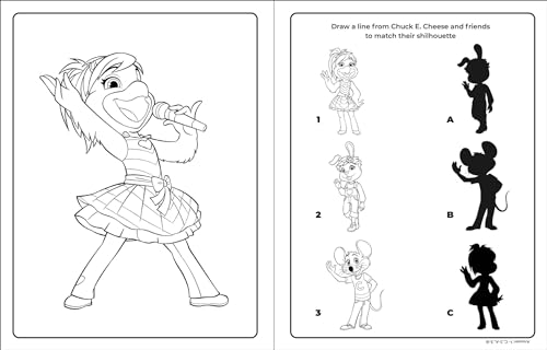 Chuck E. Cheese & Friends Coloring & Activity Book: Mazes, Games, and Coloring Activities for Ages 4-8