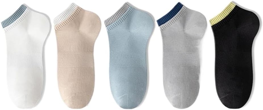 VIDI 5 Pairs of Men's Anti Pilling Fnd Breathable Short Socks