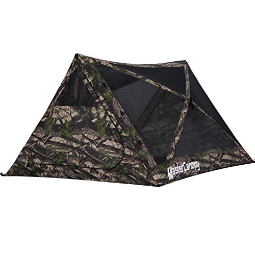 Image of MASTERCANOPY 7x7 Portable Screen House Room Pop up Gazebo Outdoor Camping (7x7, Camouflage)