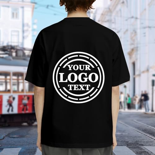 Custom T Shirts for Men Women Personalized Tshirts Design with Your Text Logo Photo Cotton T-Shirts Front/Back4