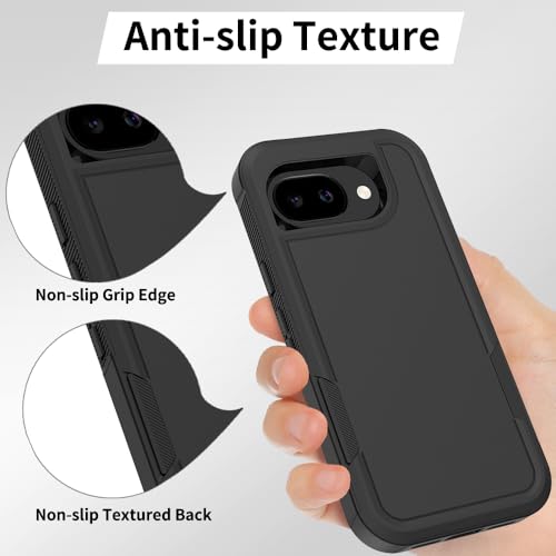 Protection Google Pixel 10a noire mate double couche renforcée - 6