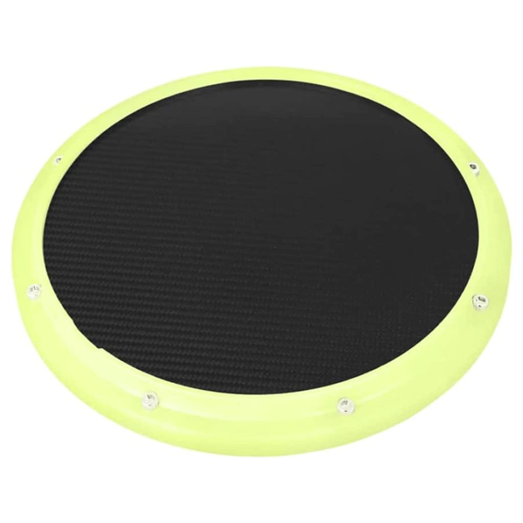 LIOONS Tambour en Fiber de Carbone Tambour muet Tambour Silencieux Tambour éthéré Rond Portable Tambour à Main Tapis antidérapant Tambour d'entraînement Tambour de chaman