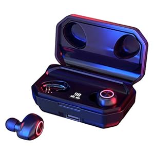 144 Stunden In-Ear Bluetooth Kopfhörer, Ohrhörer Kabellos CVC Noise Cancelling Earbuds Headset, Wireless Kopfhörer Sport Ohrhörer mit IPX6 Wasserdicht/HD-Stereo Deep Bass/Portable Ladecase