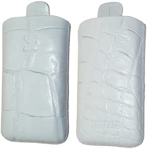 Suncase Custodia IN Pelle Anticato Turchese + Silicone per Samsung