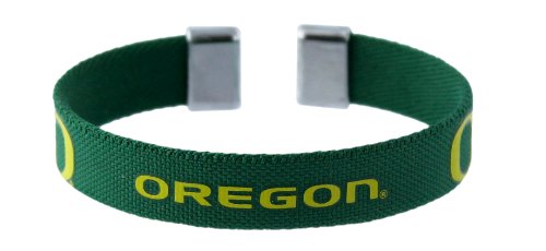 NCAA Oregon Ducks Ribbon Band Bracelet
