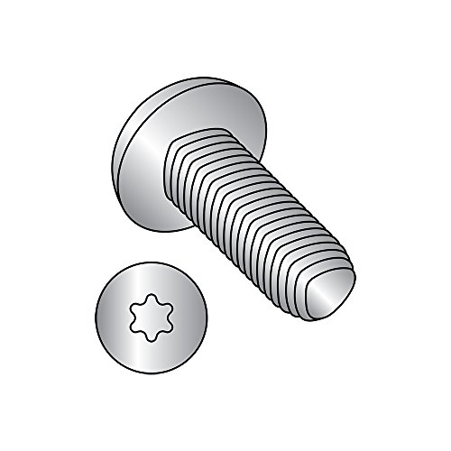 Small Parts 1424RTP188 18-8 Stainless Steel Thread Rolling Screw for Metal, Passivated Finish, Pan Head, Star Drive, 1/4