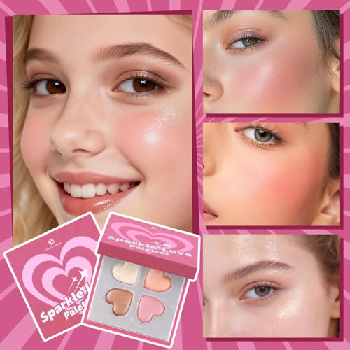 Color Nymph Face & Cheek Palette - Blush, Bronzer, Highlighter - Image 4