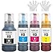 Price comparison product image 113 Ink Compatible with Epson 113 Ink Cartridges Bottle Multipack for ET-16150 ET-16600 ET-16650 ET-15000 ET-5100 ET-5150 ET-5160 ET-5170 ET-5800 ET-5850 ET-5880 (4 Pack, BK/C/M/Y)