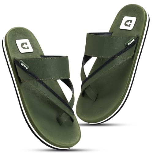 Image of Men's Comfort Slippers with Cross Strap Design | Cushioned Footbed & Shock Absorbing Sole | Lightweight Everyday Wear Slippers for Office, Home & Casual Walking