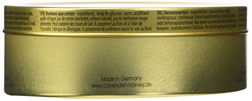 Cavendish & Harvey Sour Cherry Drops, 5.3 Oz Tins In A Blacktie Box (Pack Of 3) #TOP4