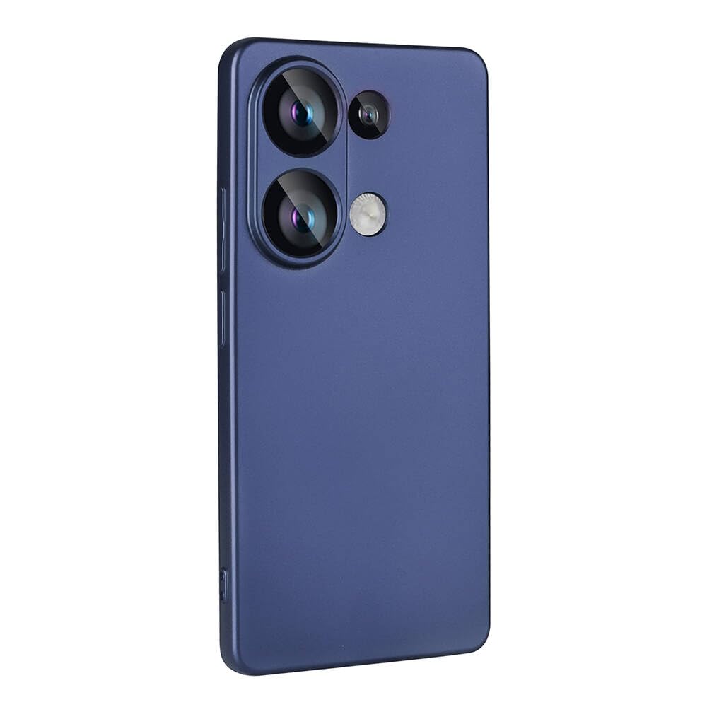 Zore Xiaomi ile uyumlu Redmi Note 13 4G Kılıf Zore Premier Silikon Kapak Lacivert